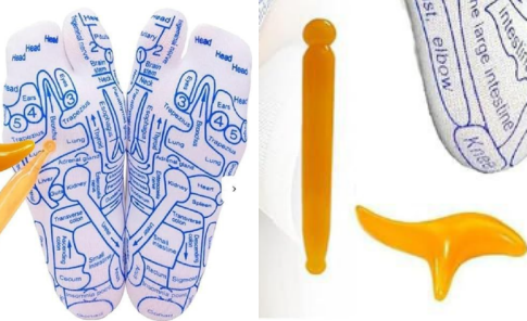 Reflexology Socks with Massage Tool (One Set)